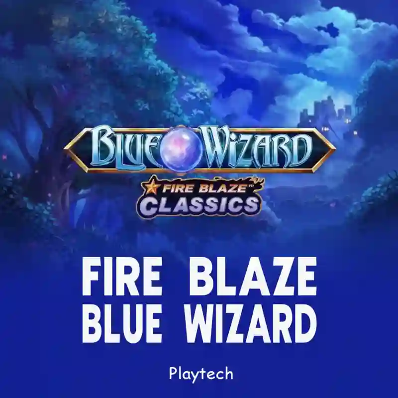Fire Blaze Blue Wizard